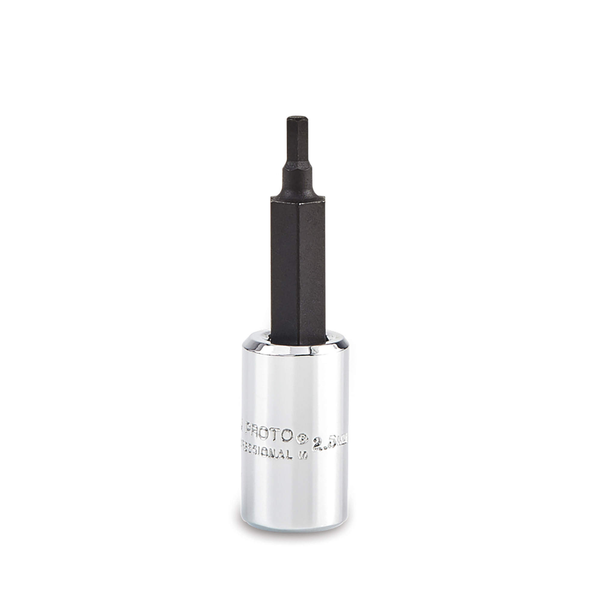 Proto 1/4in. Drive 2.5mm Hex Bit Socket, Model# J4770-2.5M